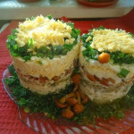 салат грибные пенечки фото